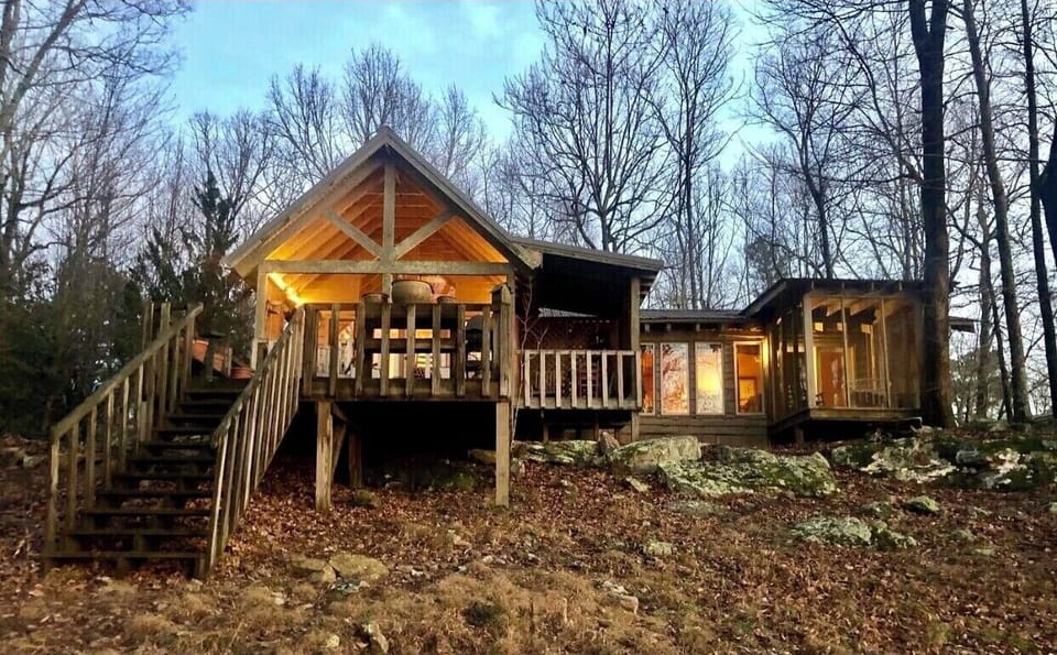 View of home from brow side. 