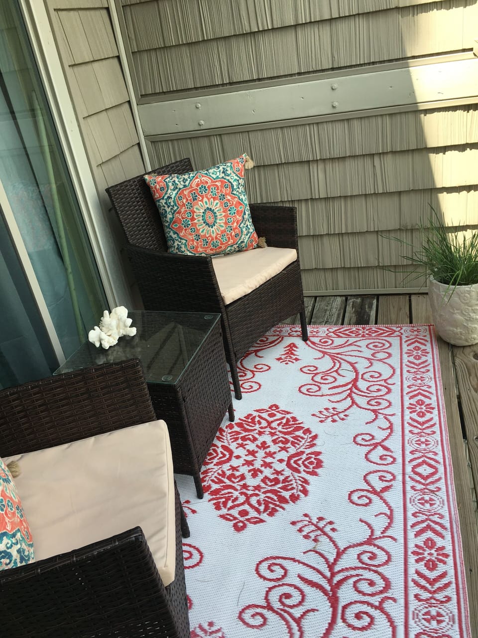 Master bedroom balcony