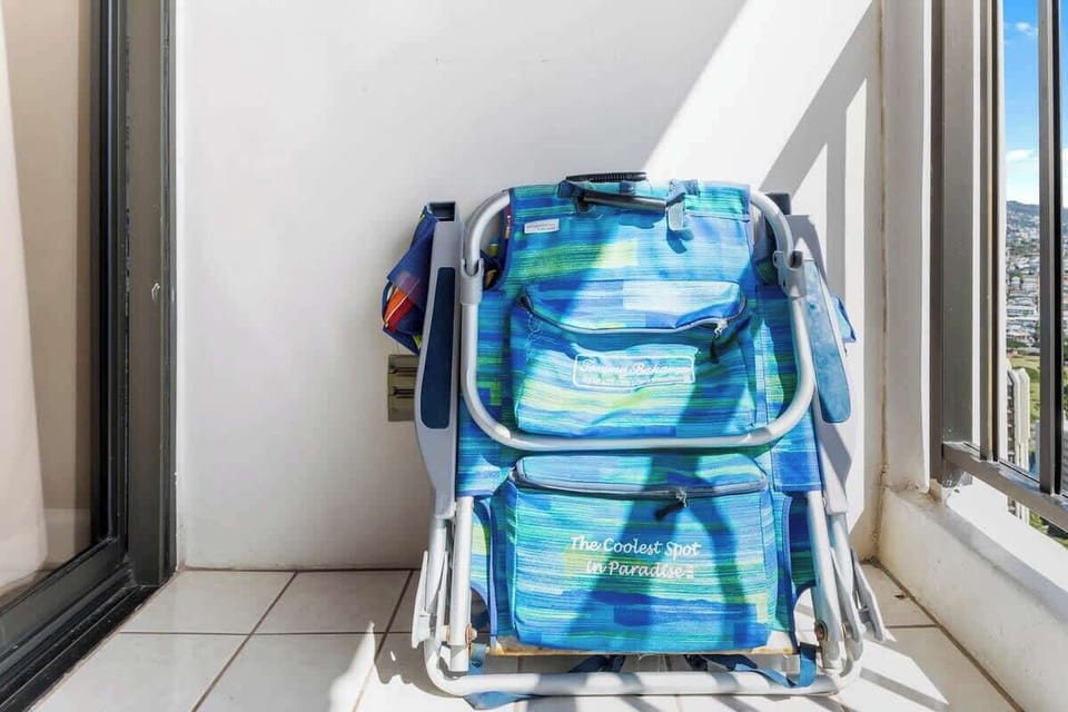 We provide two beach chairs 