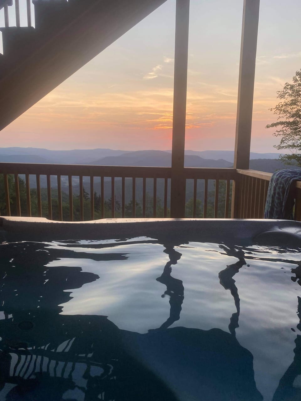 hot tub view