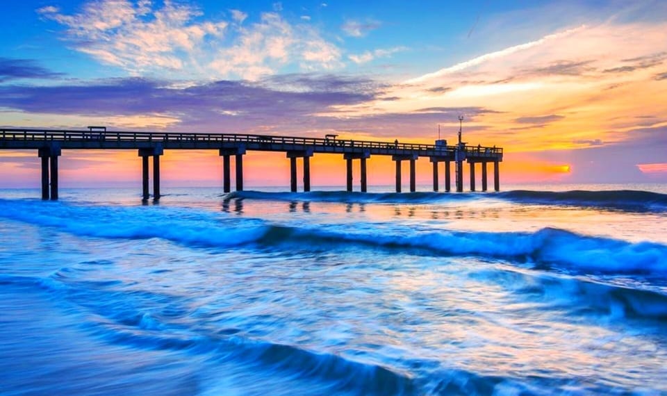 Explore St Augustine Beach and Pier- Historic Coastline of Florida