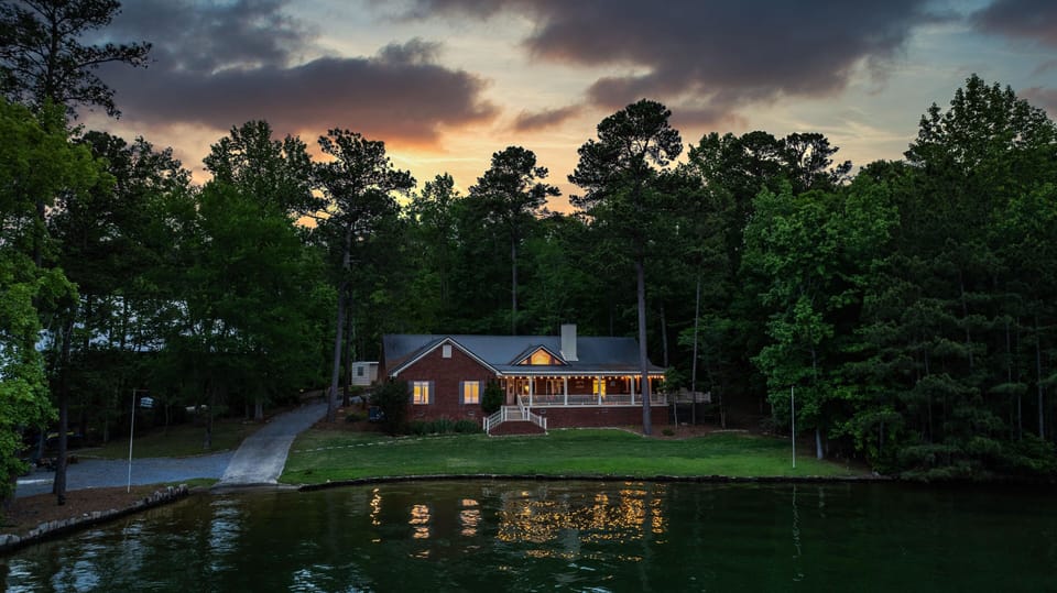 Stunning view of Deerpoint and one of the many gorgeous sunsets.