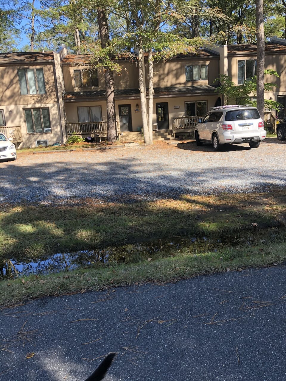 Two designated parking spots