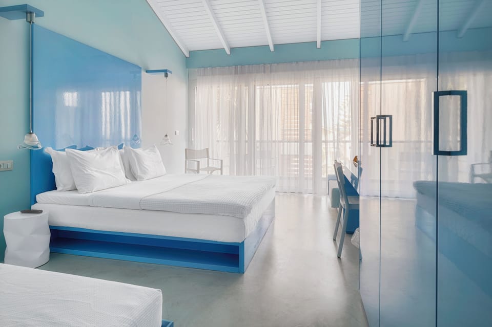 Superior Room, Partial Sea View | Premium bedding, minibar, in-room safe, individually decorated