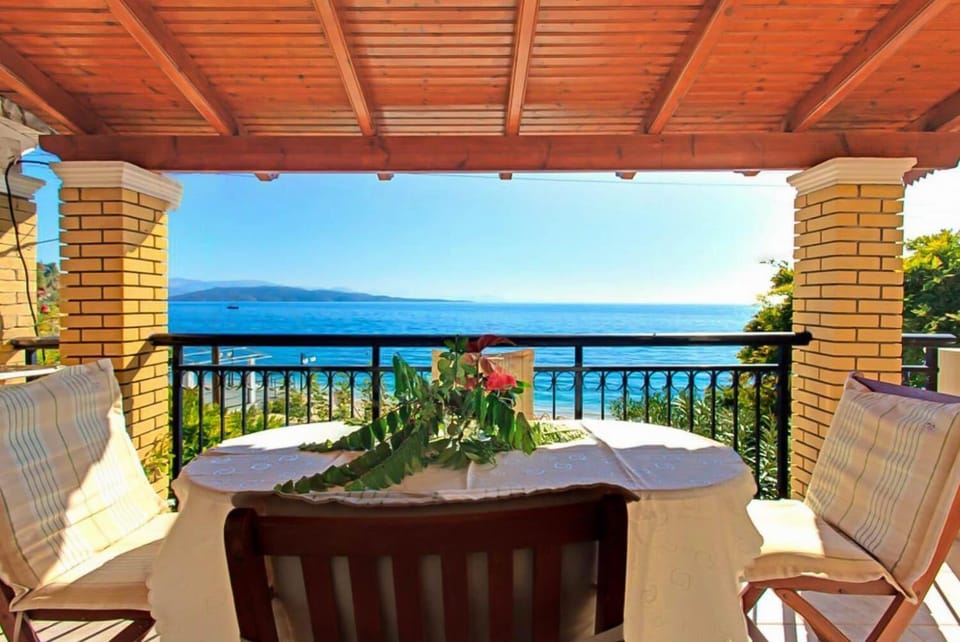 Sheltered terrace area