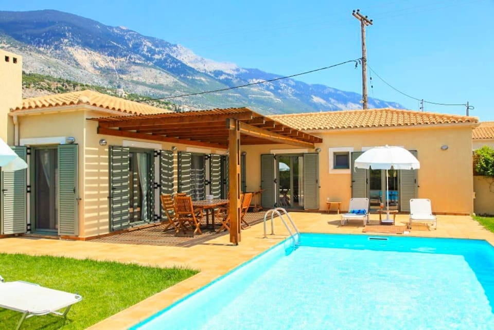 Beautiful villa with private pool, terrace, and garden with sea views