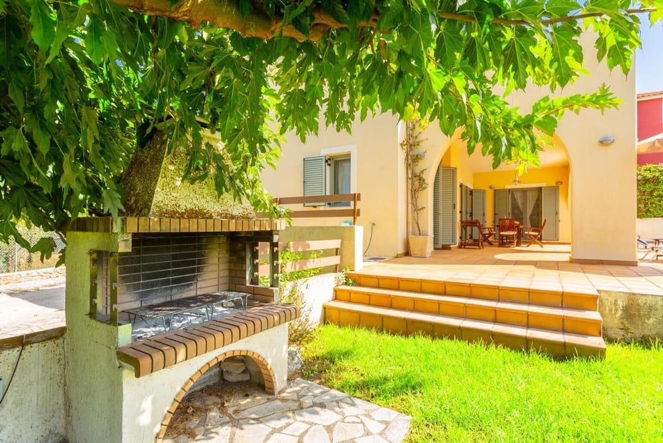 Private pool, terrace, and garden