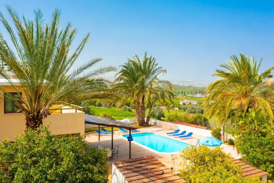 Beautiful villa with private pool and terrace with panoramic countryside views