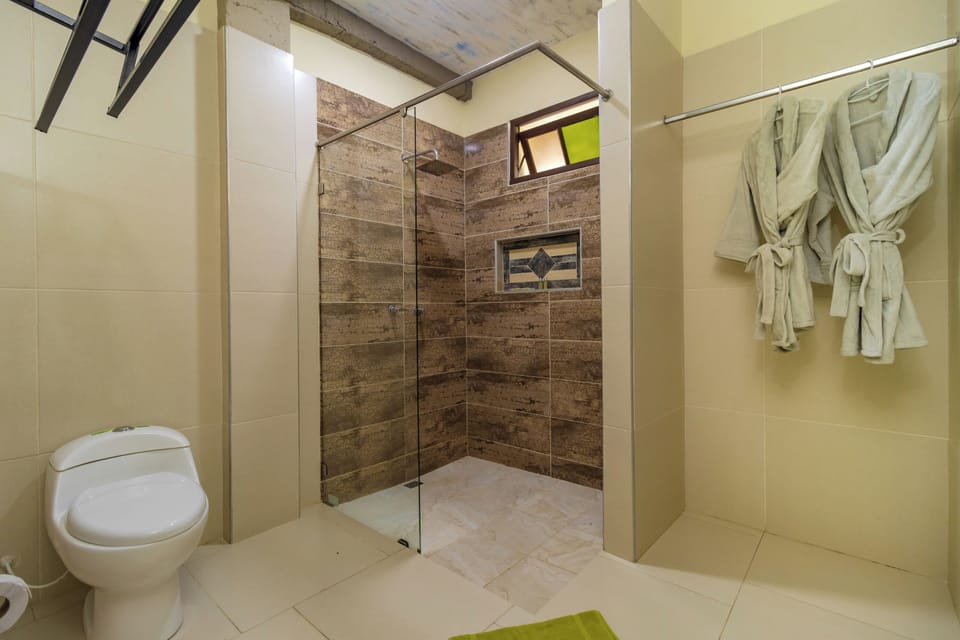 Soap, shampoo, toilet paper