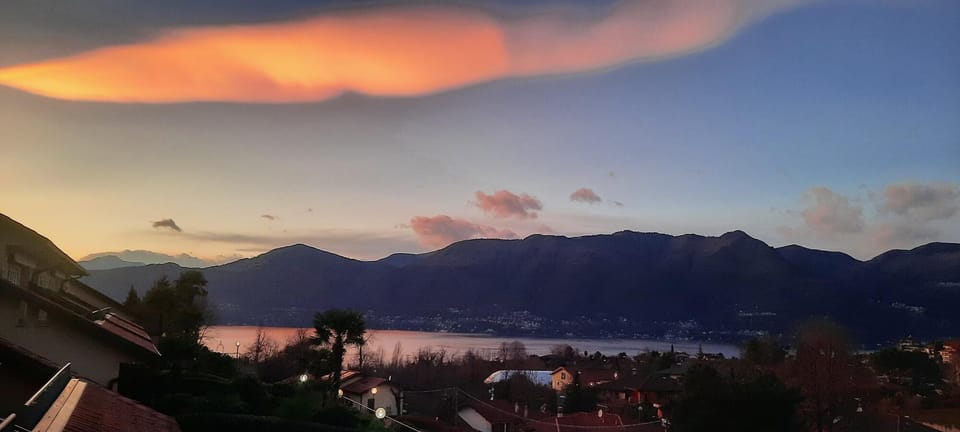 Sunset on the terrace