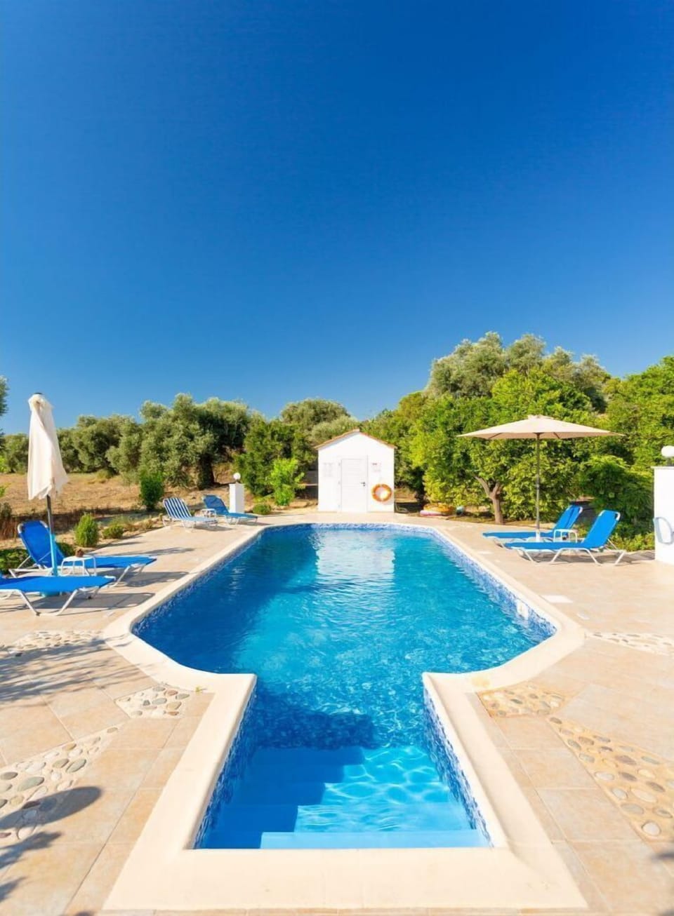 Private pool and terrace