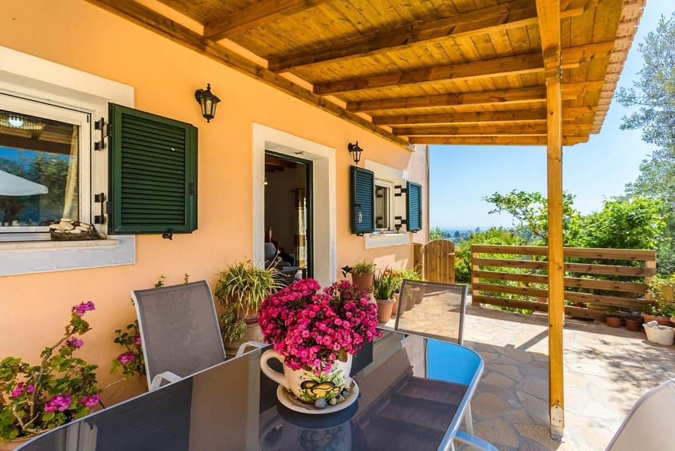 Private pool and multi-level terrace area