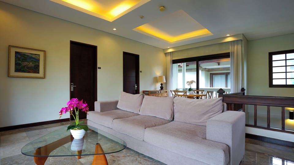Villa, 4 Bedrooms, Private Pool | Living area | 26-inch LCD TV with cable channels, TV