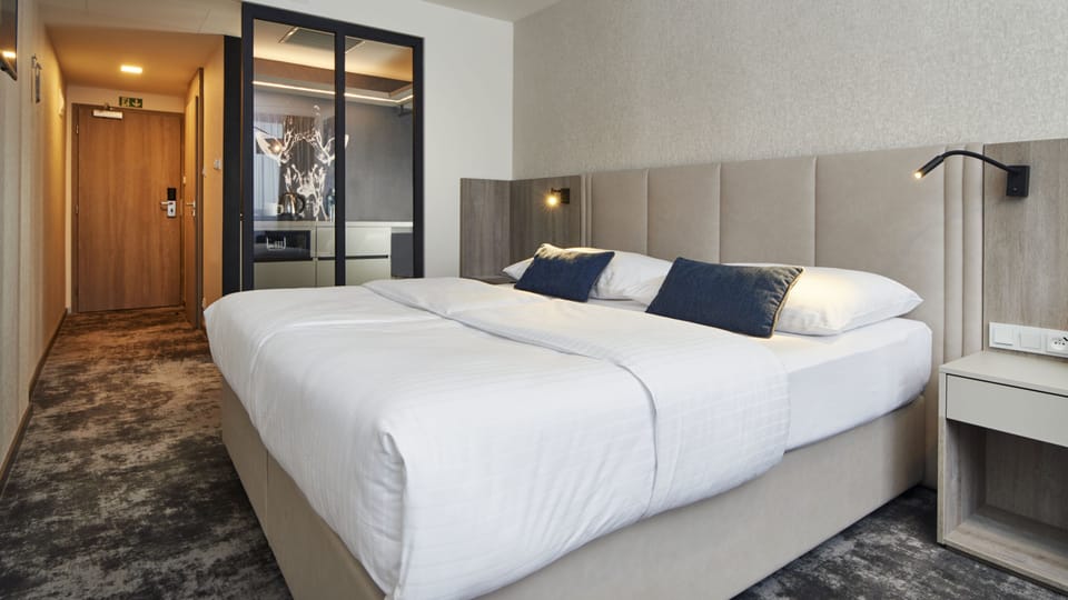 Executive Double Room, Pool Access | In-room safe, blackout drapes, iron/ironing board, free WiFi