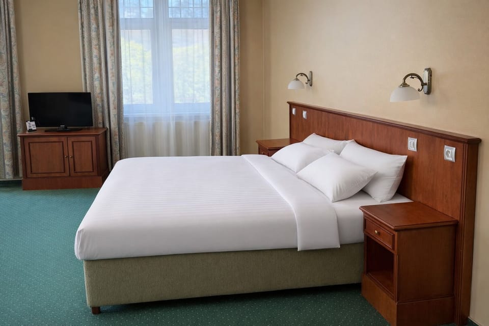 Deluxe Studio Suite | Hypo-allergenic bedding, minibar, in-room safe, desk