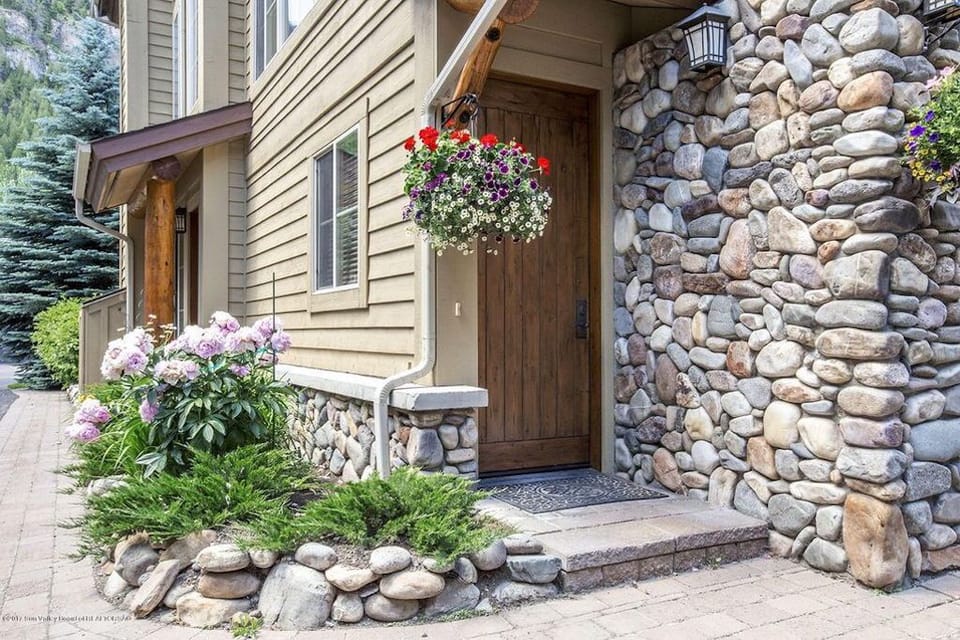 Welcoming front door.