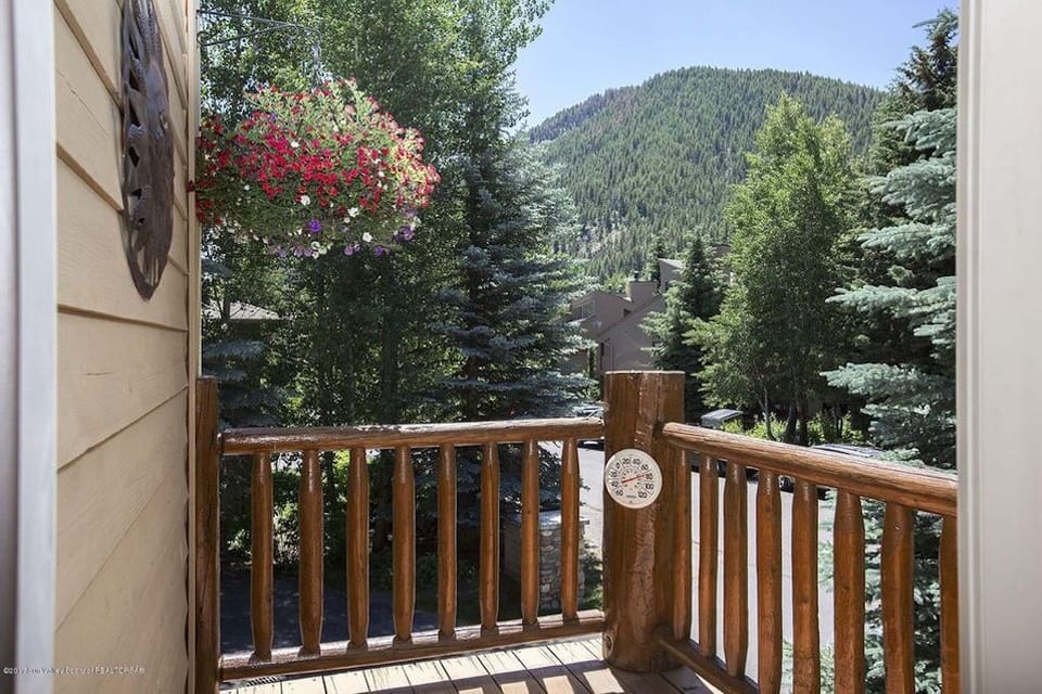 Balcony outside of kitchen