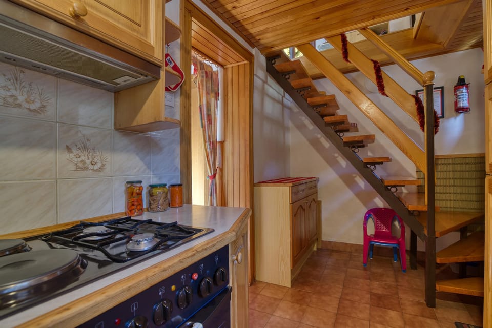 Family Villa, 2 Bedrooms, 2 Bathrooms, Mountainside (Bonidesa House With Whirlpool) | Private kitchen | Microwave, oven, stovetop, dishwasher