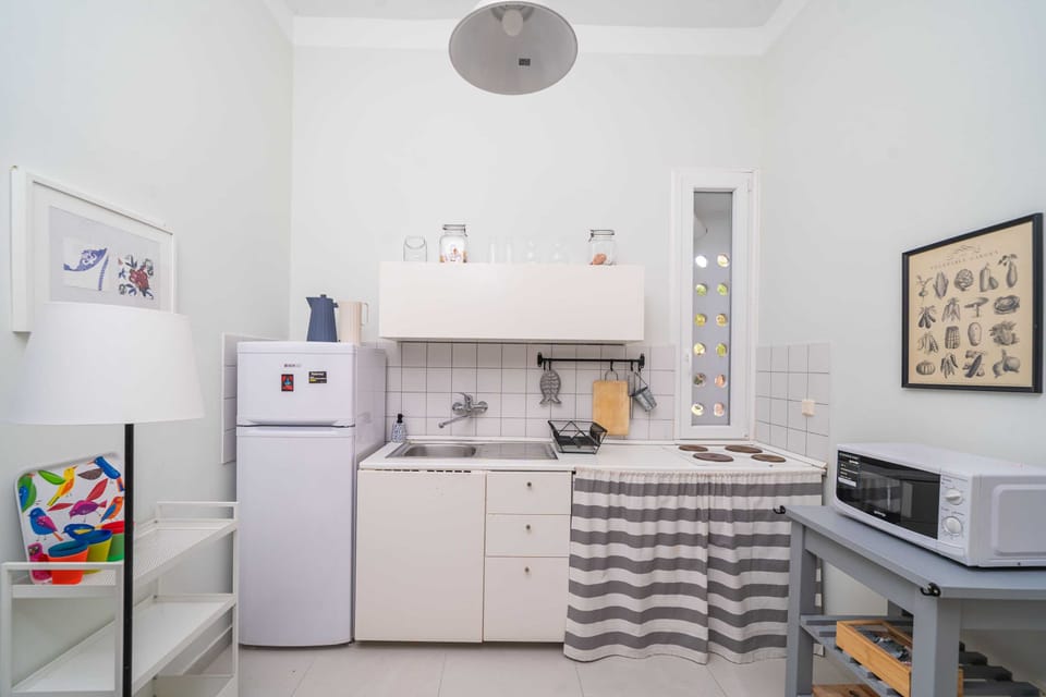 Apartment (One Bedroom Apartment with City View) | Private kitchen | Fridge
