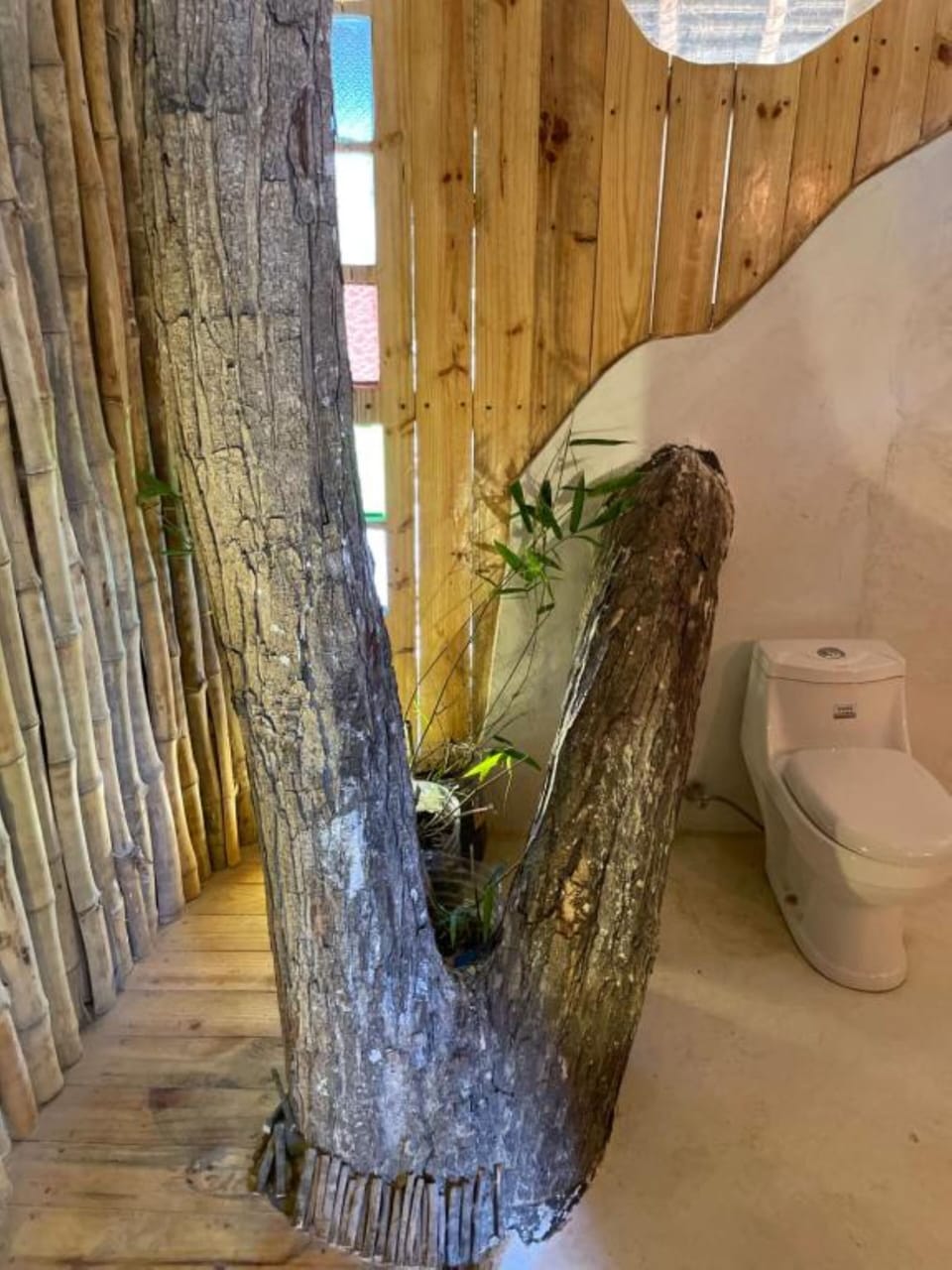 Panoramic Tree House, Non Smoking, Ocean View | Bathroom | Shower, free toiletries, hair dryer, bathrobes