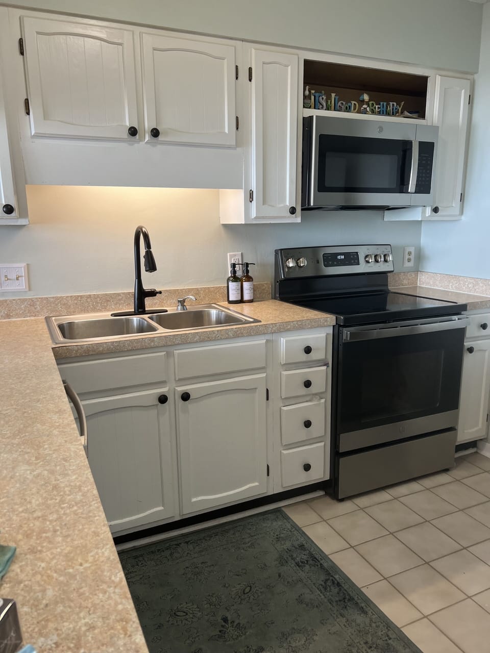 New stainless steel appliances