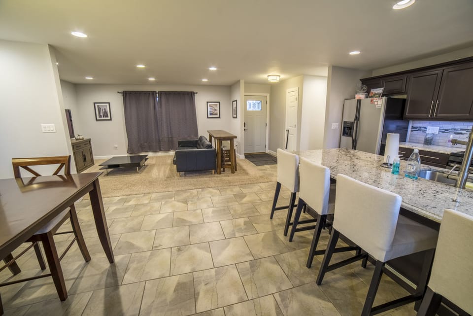 Open concept living area.