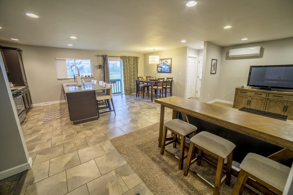 Open concept main living area.