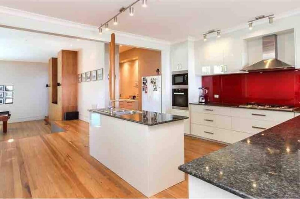 Open plan kitchen