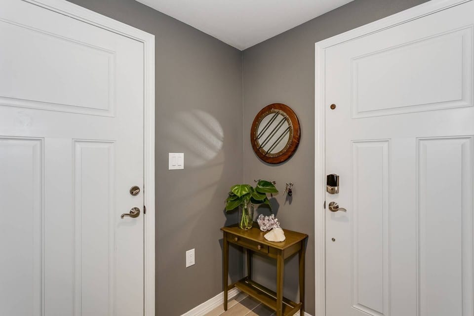 Private entrance, no crowded elevator or lobby to deal with!