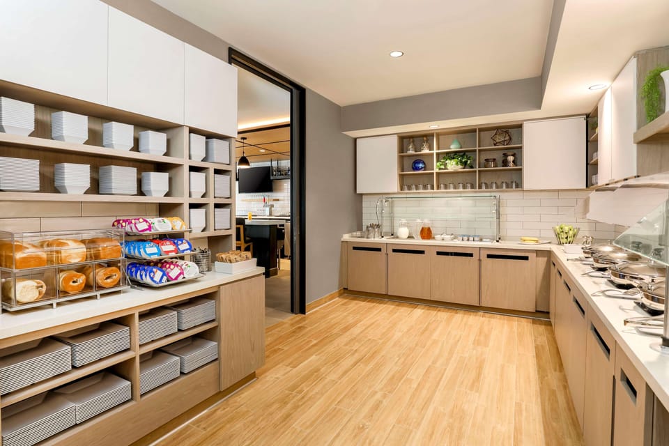 Free daily self-serve breakfast