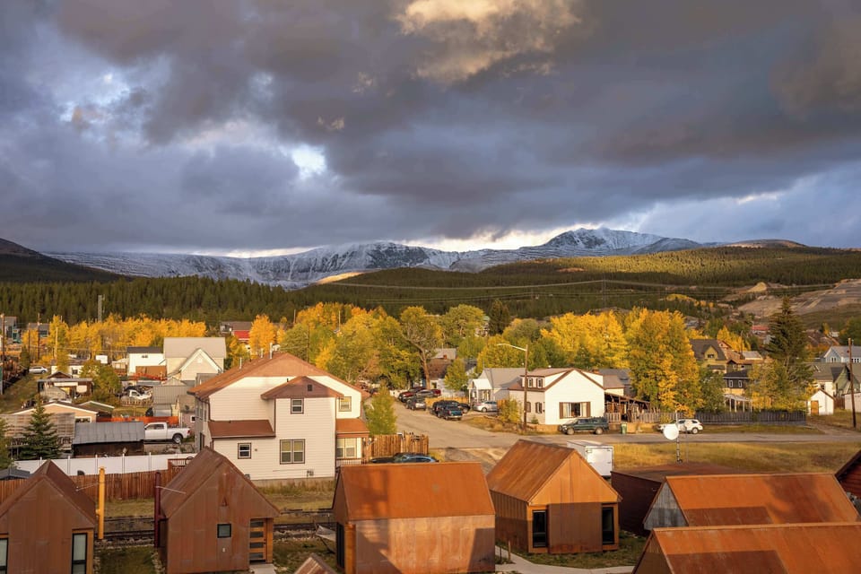 a scenic view of Leadville, Colorado