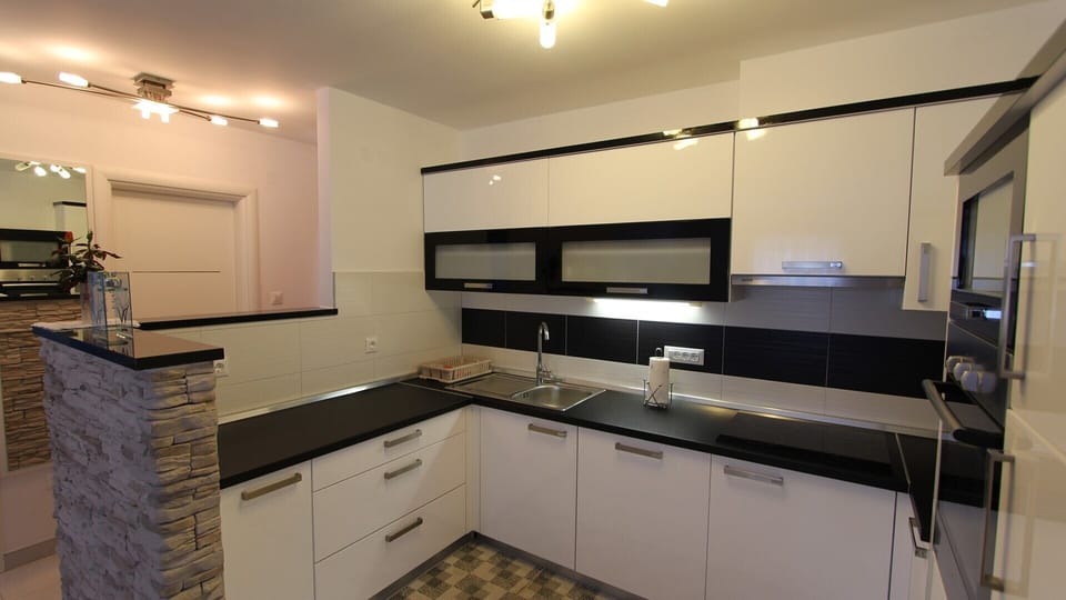 Kitchen and dining area