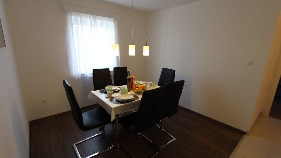 Kitchen and dining area