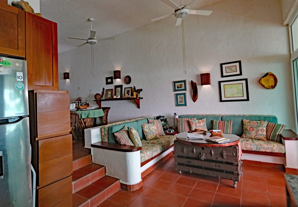 Looking from the Kitchen to the Living