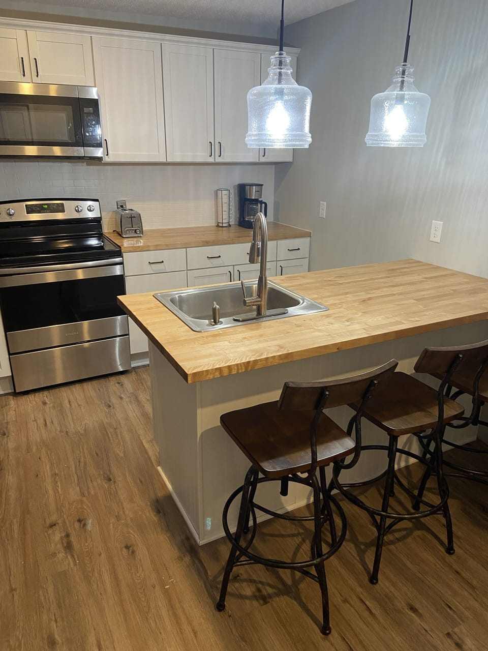 Recently updated kitchen 