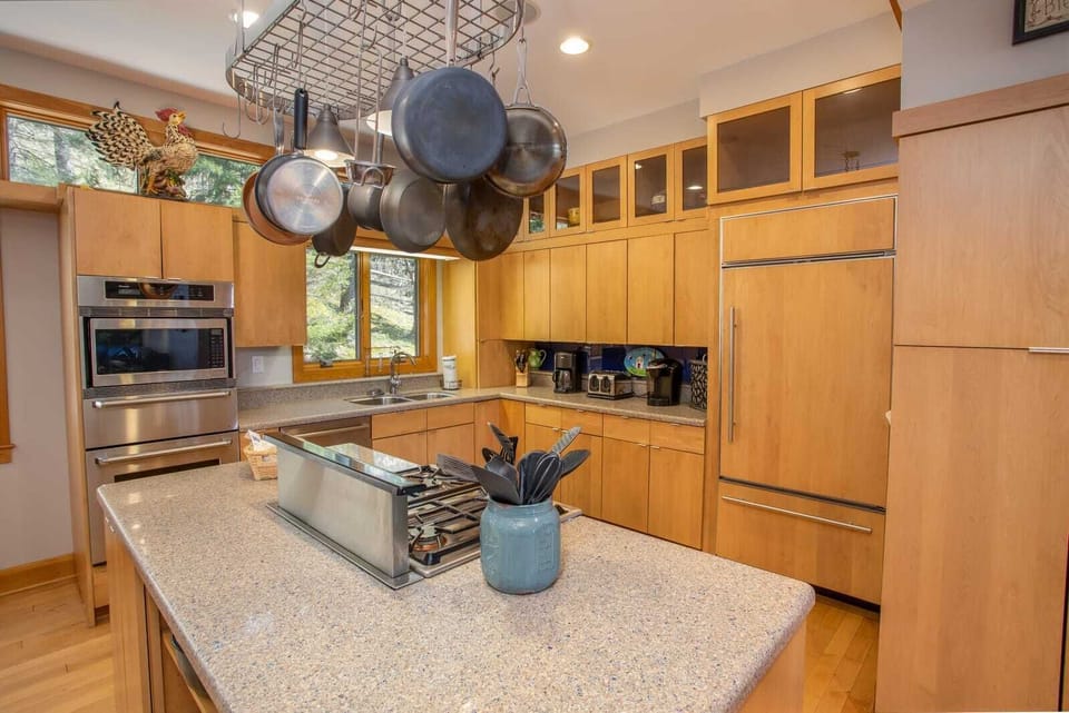 Well Stocked Large Modern Kitchen