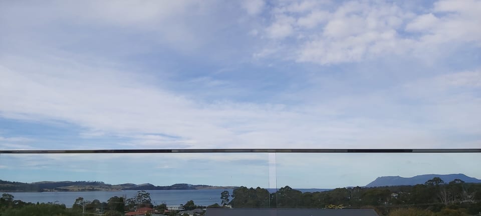 View from living room/front deck