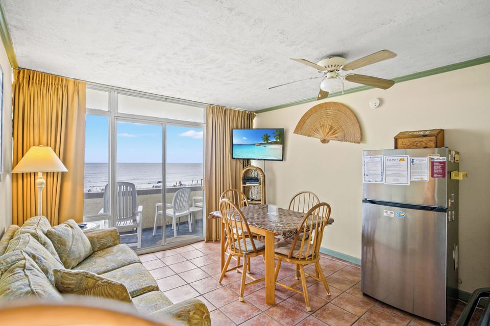Relax with a view at this oceanfront unit.