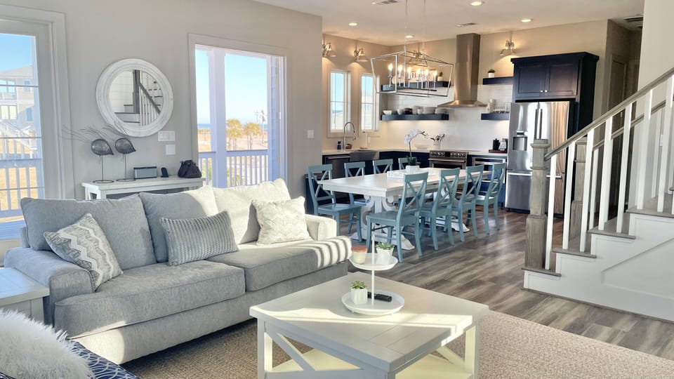 Open living room area (first floor)