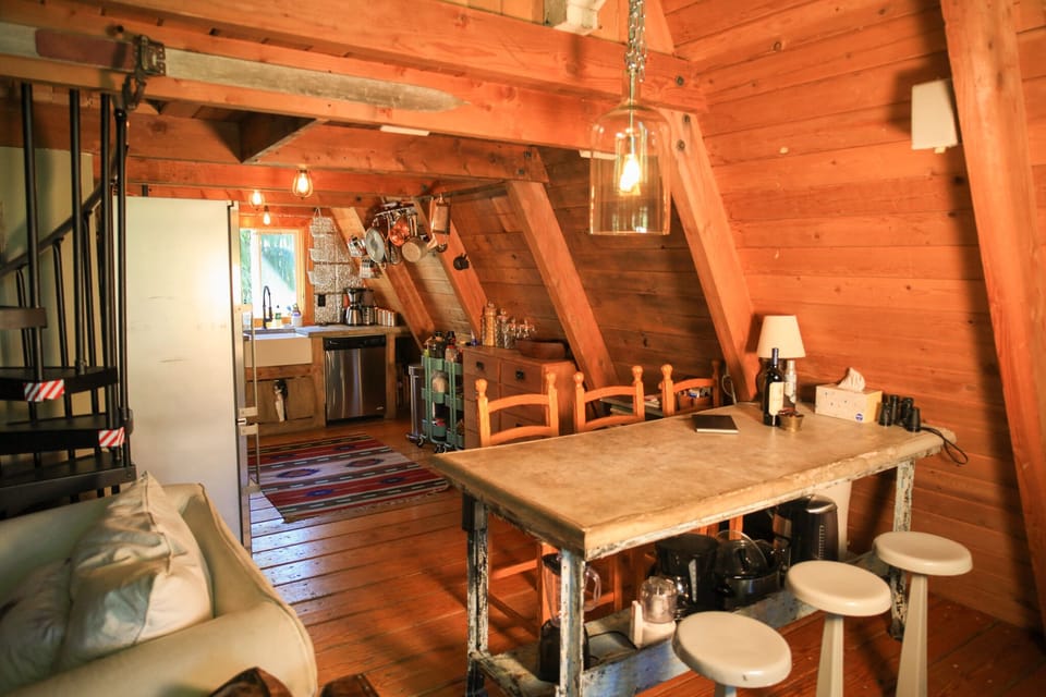 Kitchen and built-in dining area