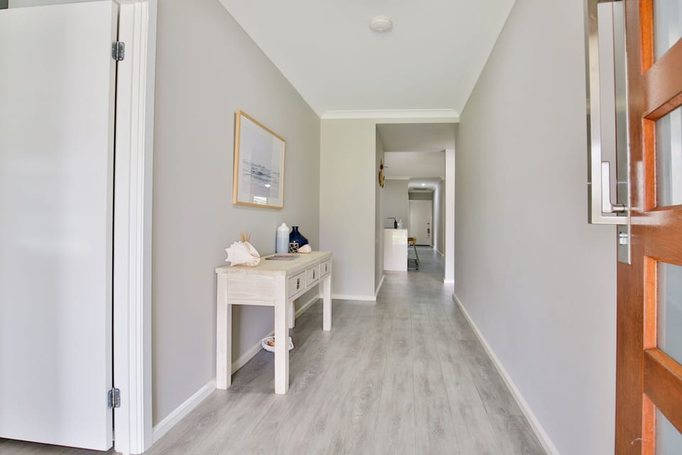 Hallway entrance to house