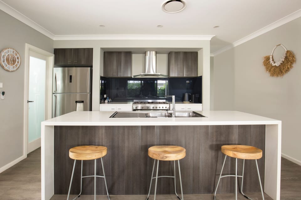 Kitchen with walk in pantry