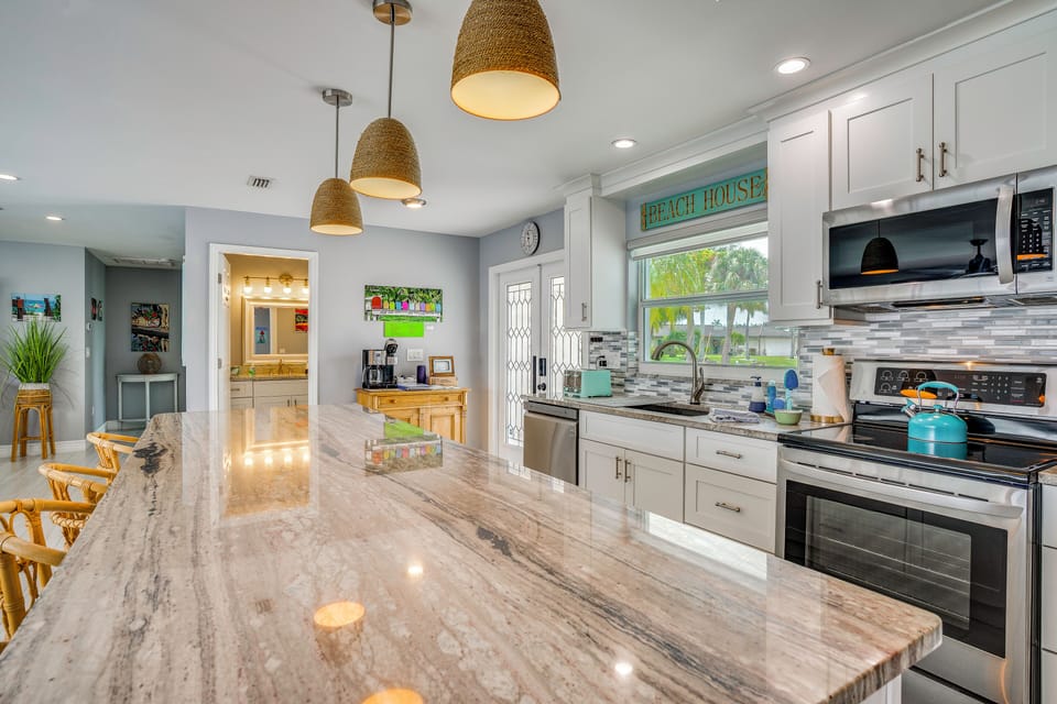 Kitchen | Open Interior | Single-Story Home