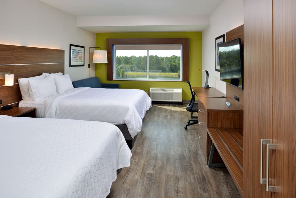 Suite, 2 Queen Beds (Additional Living Area) | In-room safe, desk, blackout drapes, iron/ironing board