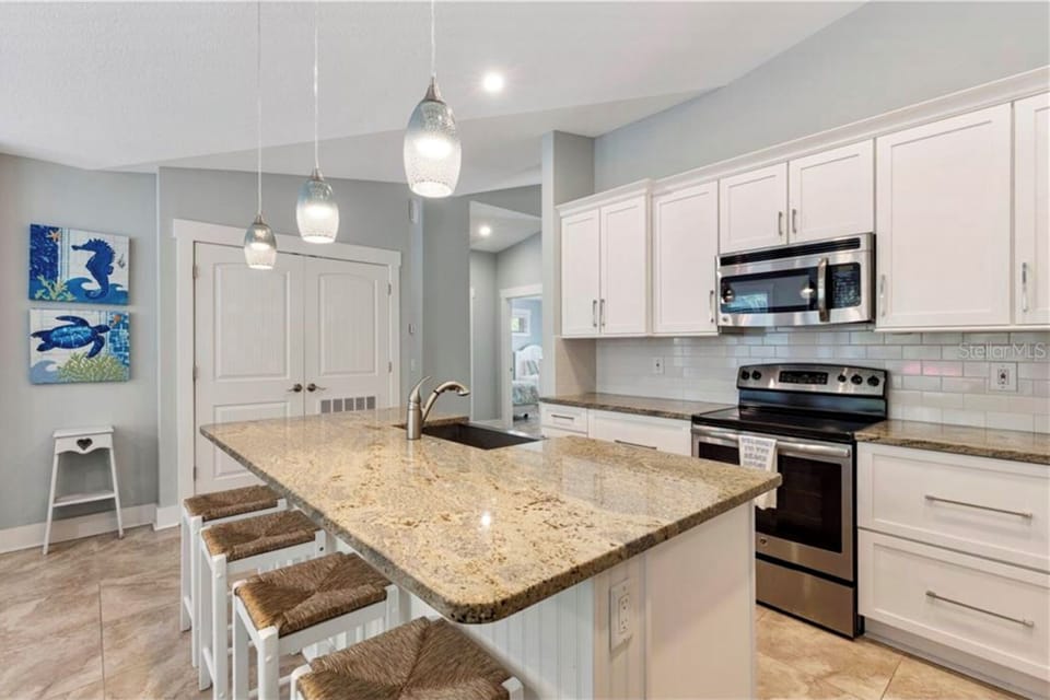 Modern and updated kitchen