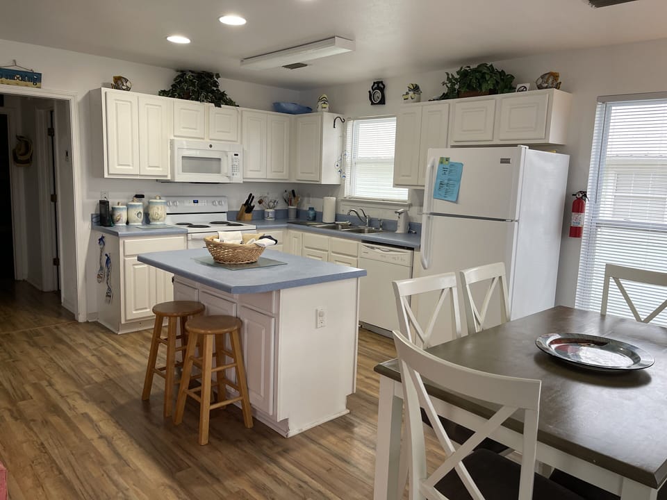 View of Kitchen and Dining Area