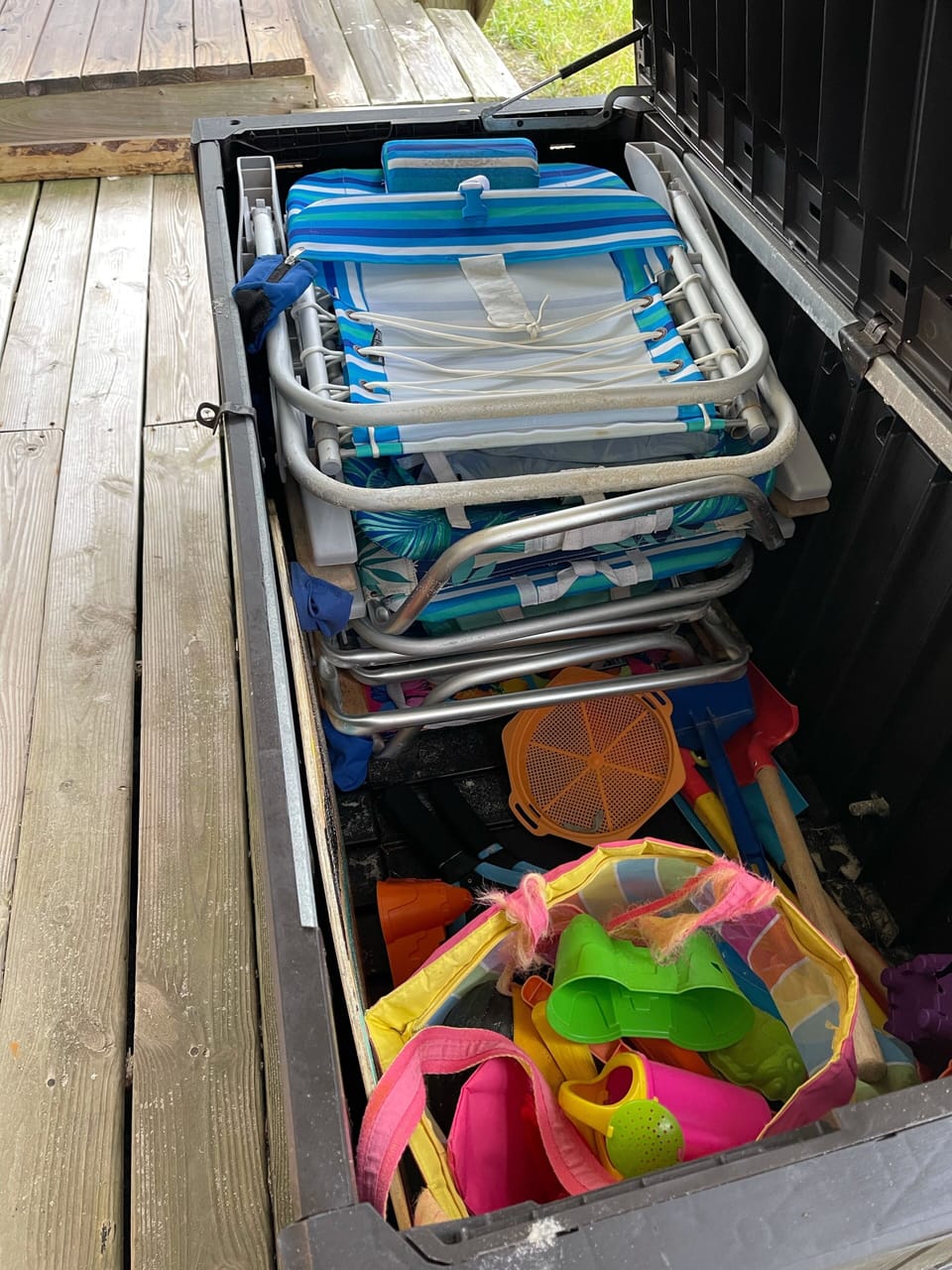 Beach Chairs and Beach Toys