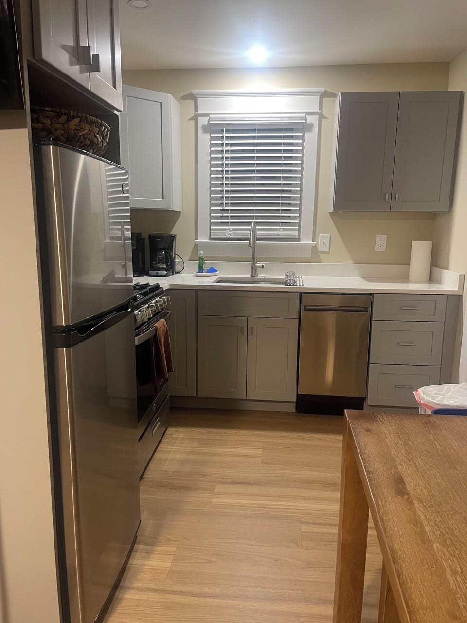 Large kitchen fully stocked