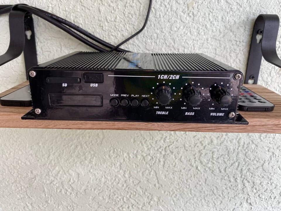 Patio Sound system