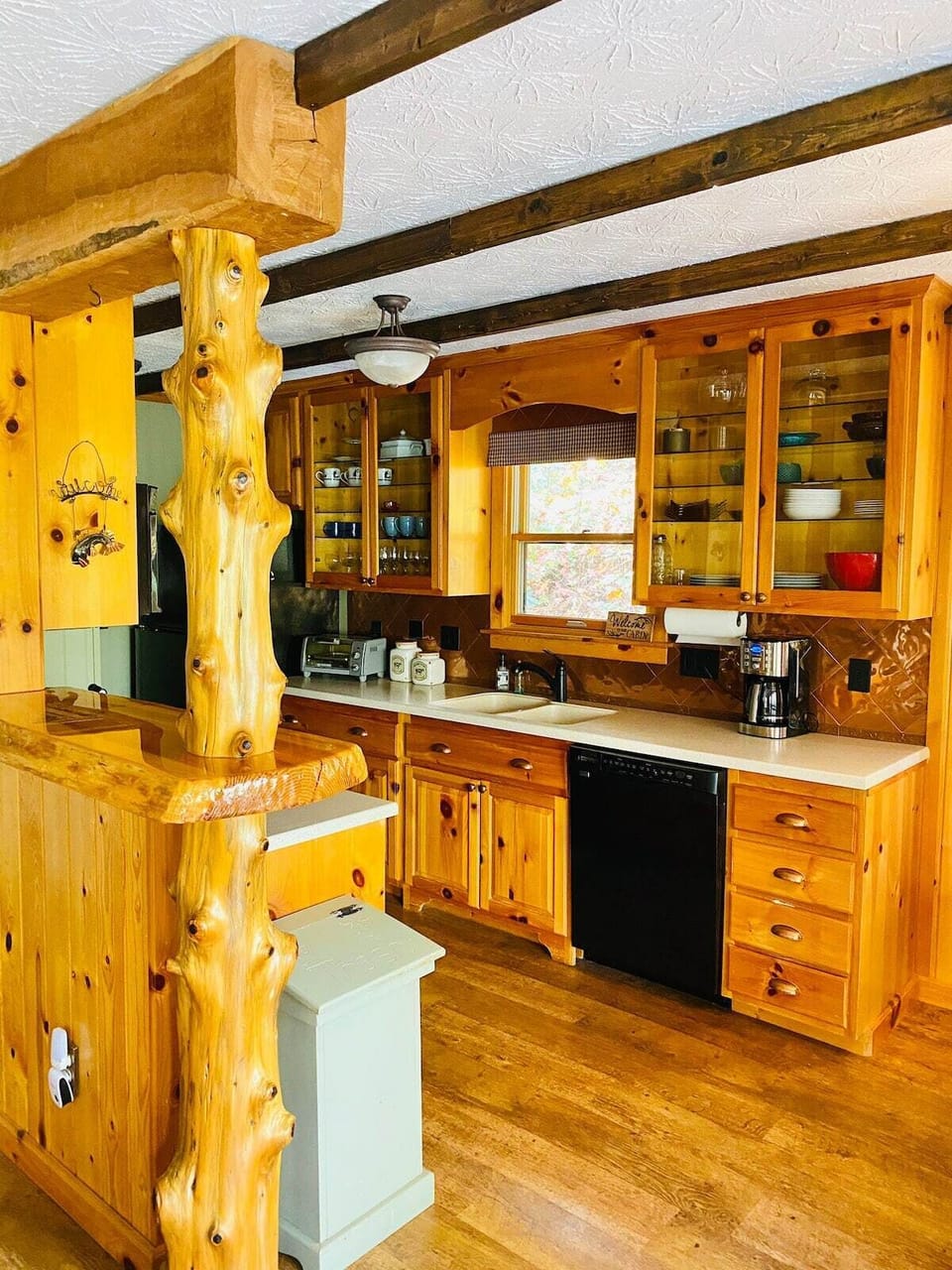 Fully stocked kitchen with all of your favorite cooking utensils & dinning needs